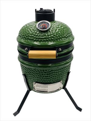 13 Zoll 32 cm Keramik Kamado Grill Outdoor grüne Farbe