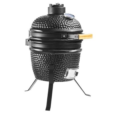 Schwarze Farbe 32 cm 13-Zoll-Kamado-Grill Hochgradig feuerfest