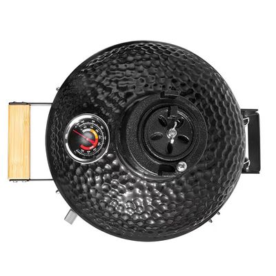 Schwarze Farbe 32 cm 13-Zoll-Kamado-Grill Hochgradig feuerfest