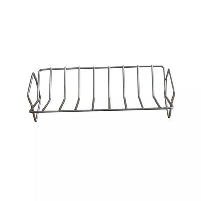 42 x 18 x 12 cm Kamado-Grillzubehör, Edelstahl-Rib-Rack zum Räuchern und Grillen