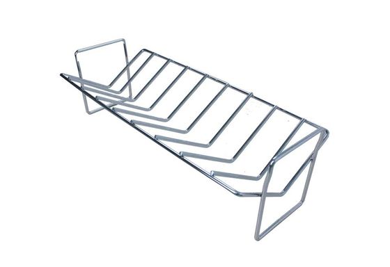 42 x 18 x 12 cm Kamado-Grillzubehör, Edelstahl-Rib-Rack zum Räuchern und Grillen