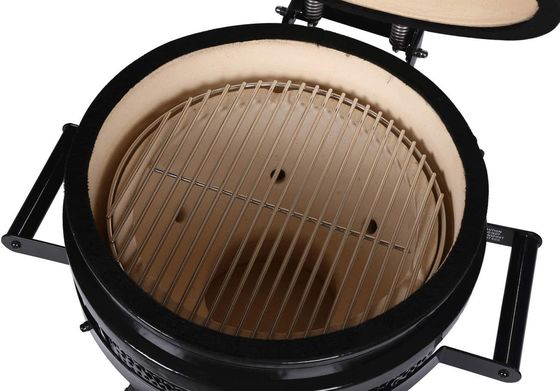 Outdoor Holzkohle 16 Zoll Kamado Grill Keramik Schwarz Farbe 40cm