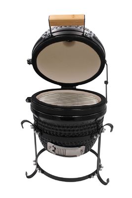 13 Zoll 32 cm Holzkohlegrill Keramikgrill Outdoor Schwarz