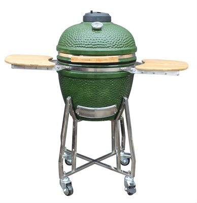 48 cm 18-Zoll-Kamado-Grill-Küchengeschirr in einer grünen Farbe