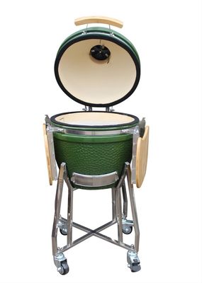 48 cm 18-Zoll-Kamado-Grill-Küchengeschirr in einer grünen Farbe