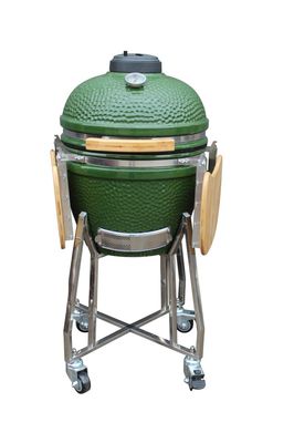 48 cm 18-Zoll-Kamado-Grill-Küchengeschirr in einer grünen Farbe
