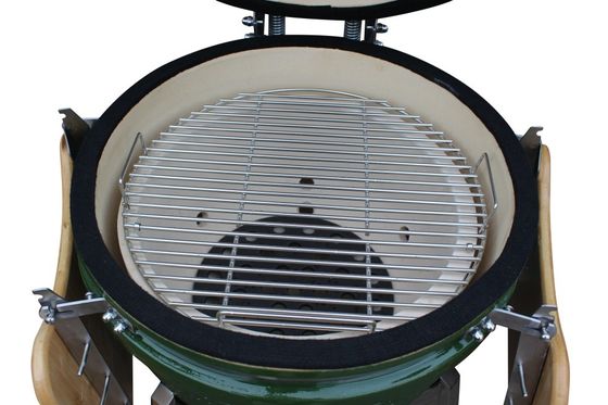 48 cm 18-Zoll-Kamado-Grill-Küchengeschirr in einer grünen Farbe
