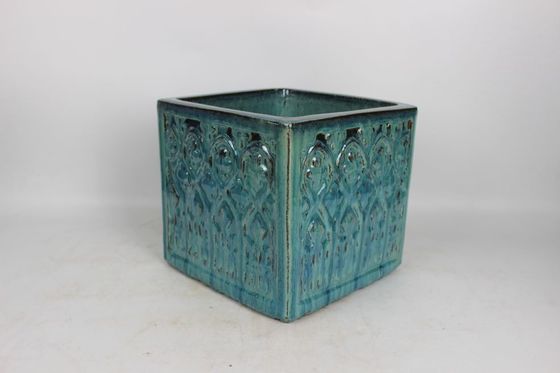 Quadratischer Keramiktopf für den Außenbereich 8,5 '' 11,5 '' 15 ''