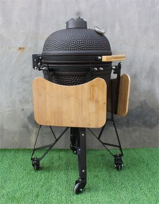 Matte schwarze Farbe 50 cm 20 Zoll Kamado Grill Outdoor Holzkohle