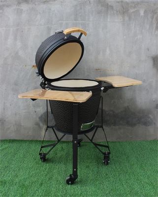 Kamado-Keramik-Smoker-Grill für den Außenbereich, 51 cm, 20 Zoll, mattschwarze Farbe