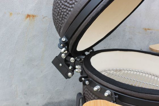 Kamado-Keramik-Smoker-Grill für den Außenbereich, 51 cm, 20 Zoll, mattschwarze Farbe