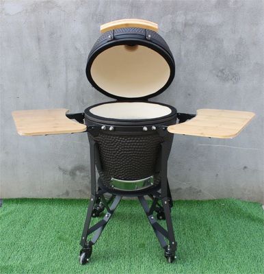 Matte schwarze Farbe 50 cm 20 Zoll Kamado Grill Outdoor Holzkohle