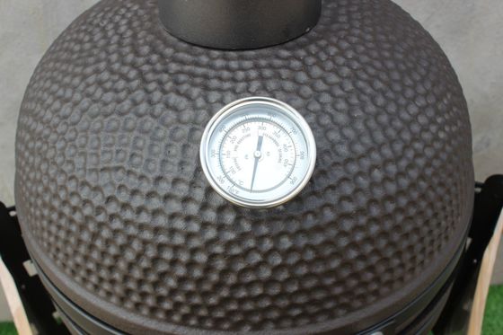 20-Zoll-Keramik-Kamado-Grill für den Außenbereich, mattschwarze Farbe, 51 cm