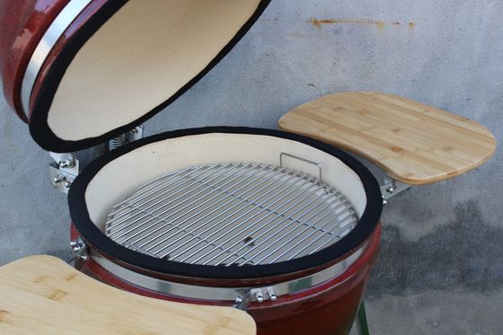 48 cm Keramik-Holzkohlegrill 18 Zoll tropische rote Farbe