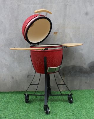 17-Zoll-Keramik-Barbecue-Grill, königsrote Farbe, 44 cm