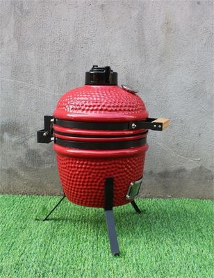 Küchenutensilien 13-Zoll-Keramikgrill Outdoor Rot